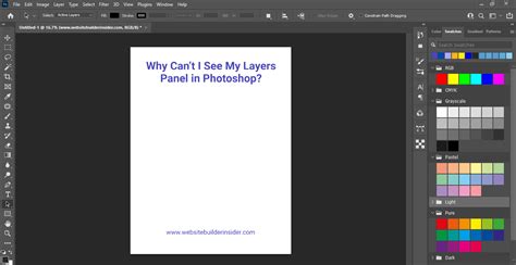 layer not showing in photoshop.